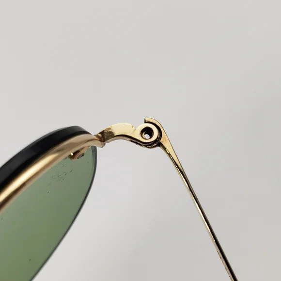 Vintage B&L Bausch & Lomb 12K Gold Filled Sunglasses Rimway Ful-Vue /w Case - Picture 7 of 11